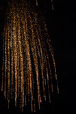 fireworks glitter falling with sparkles