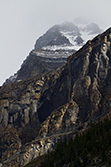 Mount Robson cliff in British Columbia