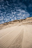 dunes de sable en Méditerranée dans Sud de la France