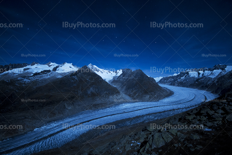 Aletsch glacier night 001