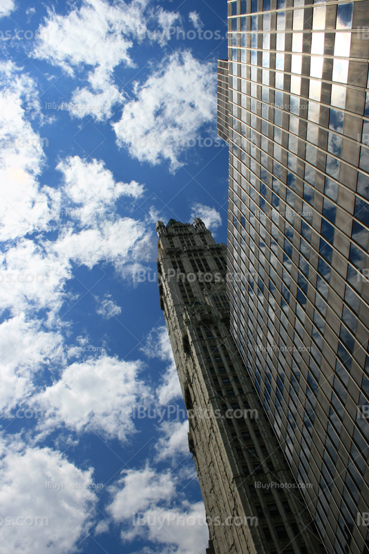 New York City Council and Woolworth Building on Broadway