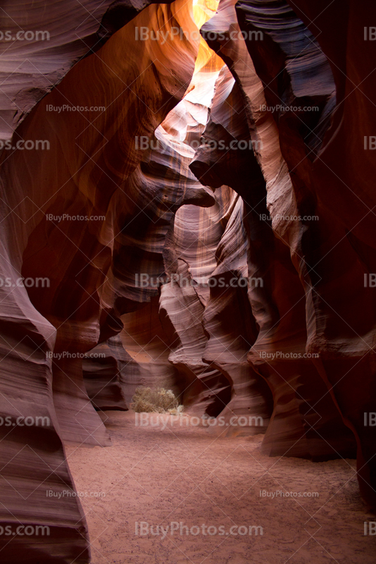 Upper Antelope Canyon in Navajo land in Arizona