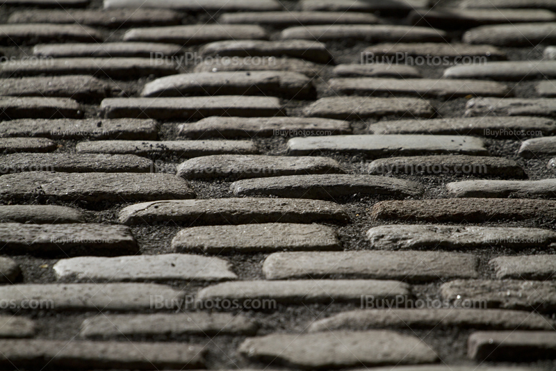 Cobbles pavement for sidewalk in streets