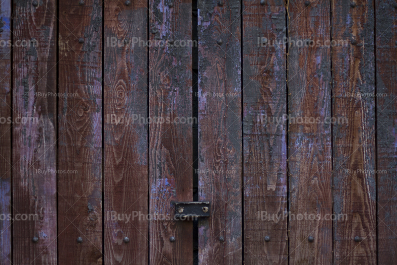 Wooden door locked