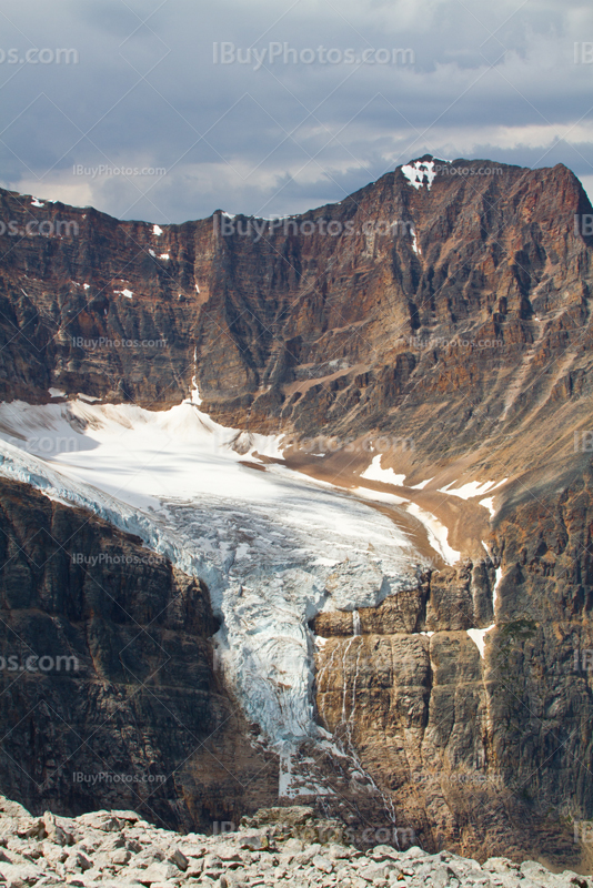 Angel Glacier in Jasper National Park in Alberta, Canada