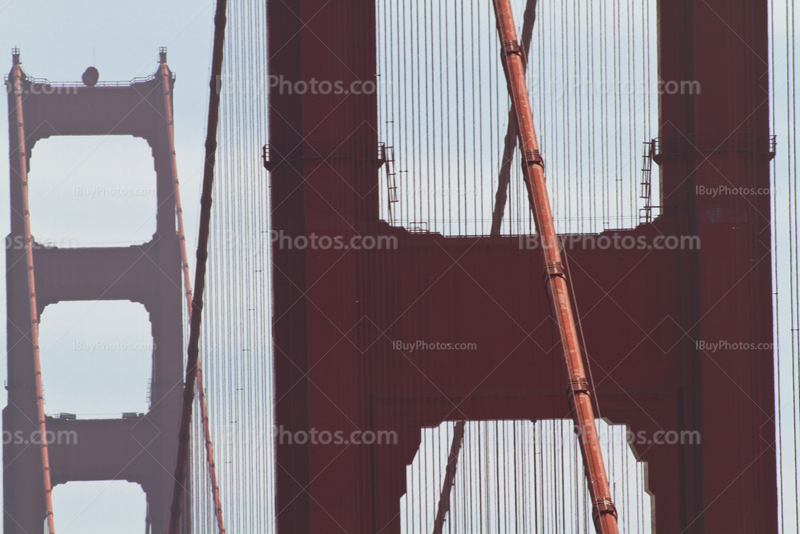 Golden Gate Bridge towers, San Francisco bridge pillars