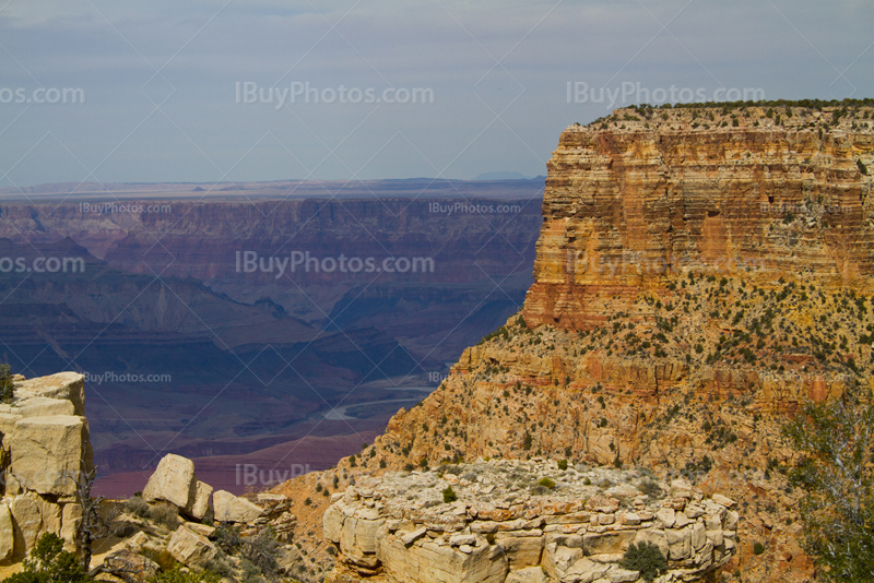 Monument de pierres au Grand Canyon, Arizona