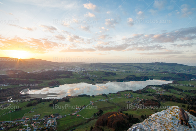 Gruyere area sunset 003