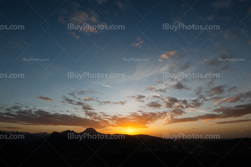 Gruyere area sunset 006