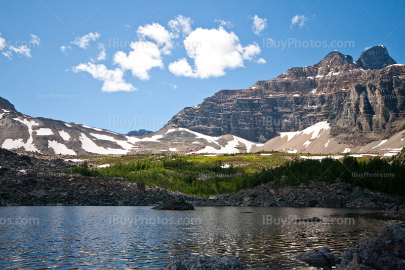 Eiffel lake in Canadian Rockies, Banff Park