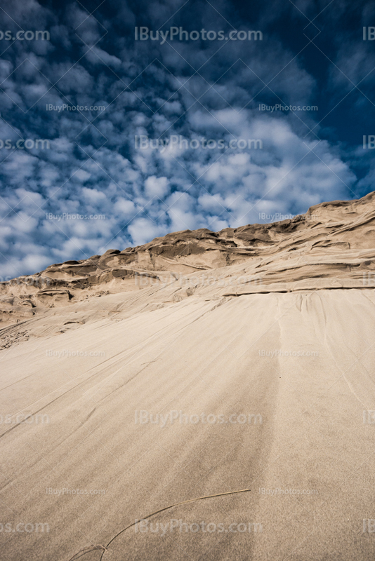 Dunes de sable en Méditerranée dans Sud de la France