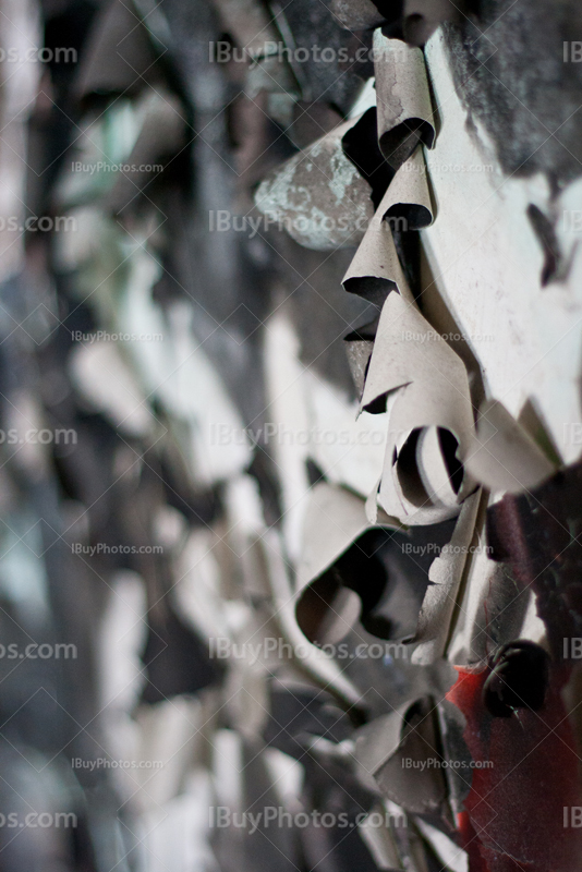 Paint texture peeling on wall