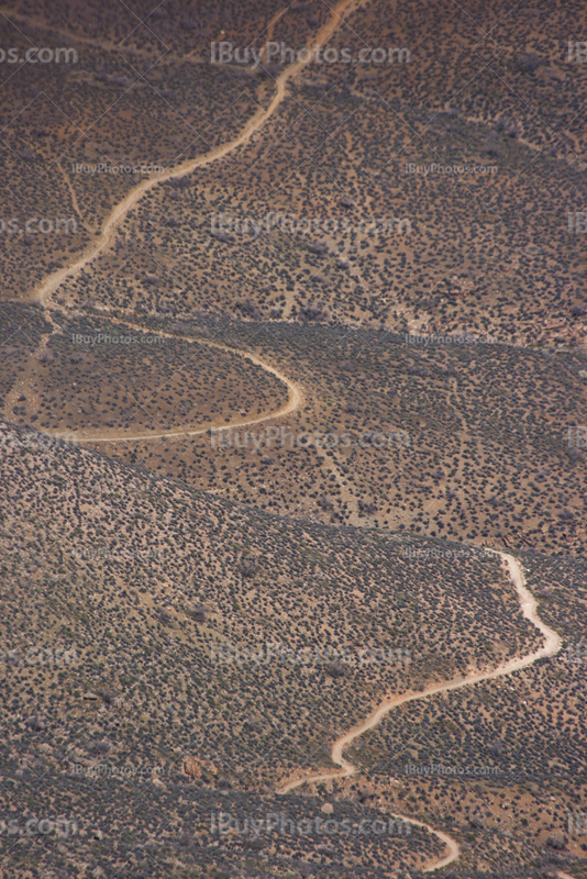 Sentier dans parc du Grand Canyon en Arizona