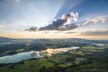 Photo: Coucher De Soleil Lac Gruyere 001