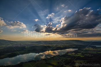 Photo: Coucher De Soleil Lac Gruyere 003