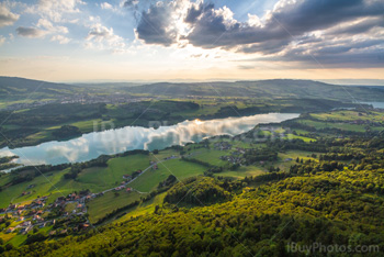 Photo: Gruyere Lake Sunset 005