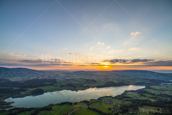 Photo: Gruyere Lake Sunset 010