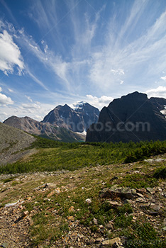 Mont Temple à Banff, Montagnes Rocheuses canadiennes