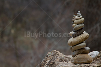 Stalked rocks in Zion Park, Utah, United States