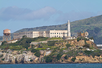 Prison Alcatraz à San Francisco en Californie, Le Rocher dans la baie