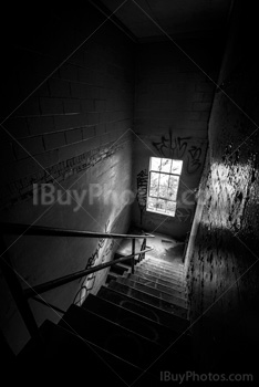 Photo: Cage D’Escalier N&B 001