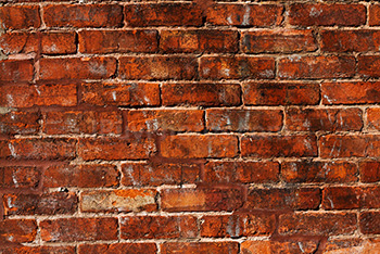 Bricks wall with shades
