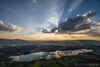 Photo: Gruyere Lake Sunset 002