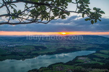 Photo: Coucher De Soleil Lac Gruyere 009