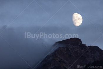 Photo: Swiss Mountains Moon 002